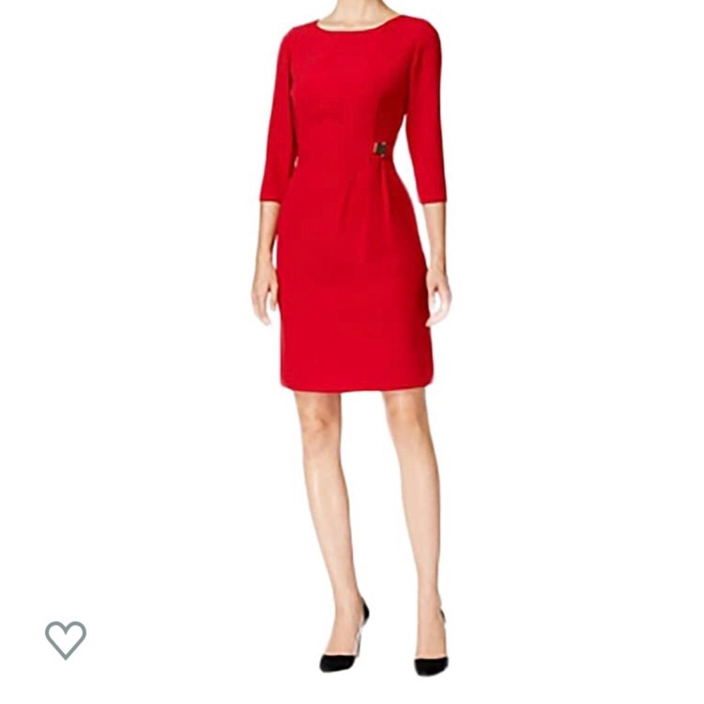 New with Tags: Tahari Arthur S. Levine Red Dress